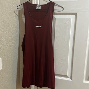 Gymshark tank, burgundy, size XL